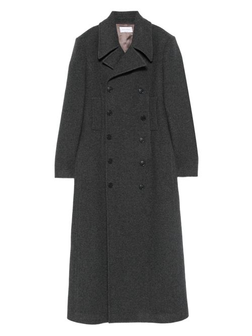 Long double-breasted coat THE NINA STUDIO | N9278PARMAGREY